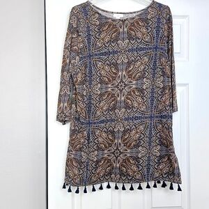 Like-new JJill 3/4 Sleeve Women's sz L Top in Black, Blue, Camel, Brown, White